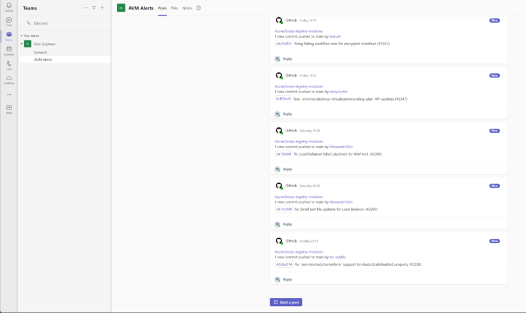 Never miss an update: Azure Verified Modules with GitHub Bot & Teams ...